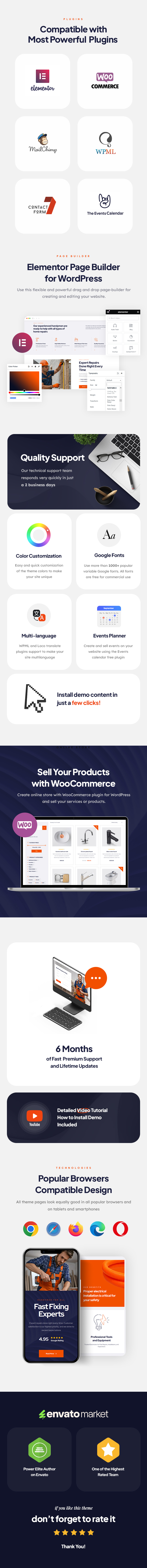 Wellfix - Handyman & Electrician WordPress Theme - 5